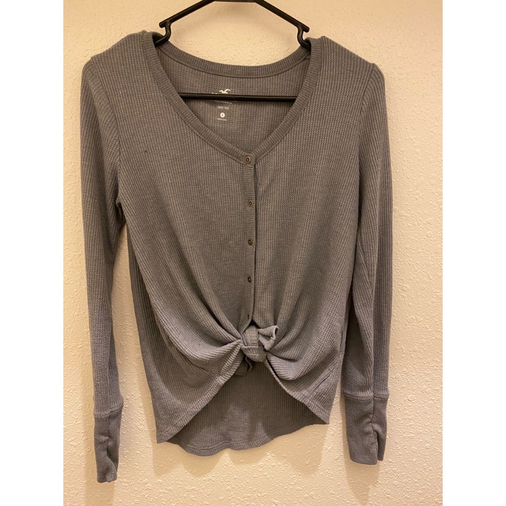 Hollister Oversized Button Front Thermal